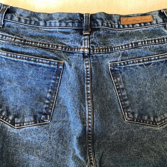 Bill Blass Womens Jeans sz 16 Med Wash Blue straight easy fit denim classic - Picture 5 of 12